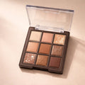 Palette di 9 Ombretti in Toni Caldi per Make-up