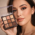 Palette di 9 Ombretti in Toni Caldi per Make-up