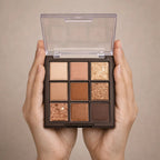 Palette di 9 Ombretti in Toni Caldi per Make-up