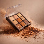Palette di 9 Ombretti in Toni Caldi per Make-up
